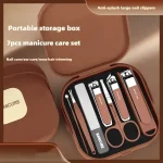 Premium Manicure Set (7 Pcs Portable Nail Care Kit) প্রিমিয়াম ম্যানিকিউর সেট - Image 3