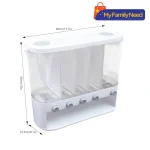 5-in-1 Wall Mounted Dry Food Dispenser (৫-ইন-১ মাল্টিপারপাস ড্রাই ফুড ডিসপেনসার)