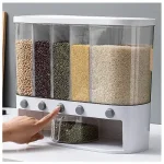 5-in-1 Wall Mounted Dry Food Dispenser (৫-ইন-১ মাল্টিপারপাস ড্রাই ফুড ডিসপেনসার) - Image 4