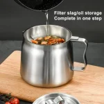 Premium Stainless Steel Oil Strainer Pot (প্রিমিয়াম স্টেইনলেস স্টিল অয়েল স্ট্রেইনার পট) - Image 5