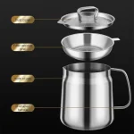 Premium Stainless Steel Oil Strainer Pot (প্রিমিয়াম স্টেইনলেস স্টিল অয়েল স্ট্রেইনার পট) - Image 6