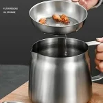 Premium Stainless Steel Oil Strainer Pot (প্রিমিয়াম স্টেইনলেস স্টিল অয়েল স্ট্রেইনার পট) - Image 2