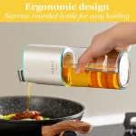 Premium Glass Oil Dispenser Bottle 1Pcs (500ml) - Image 3