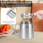 Premium Stainless Steel Oil Strainer Pot (প্রিমিয়াম স্টেইনলেস স্টিল অয়েল স্ট্রেইনার পট) - Image 4