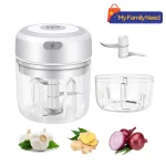 3 blade Portable Electric Mini Food Chopper (রিচার্জেবল মিনি ফুড চপার - 250ml)