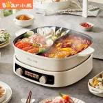 Multifunctional Portable Cooking Pot (২-ইন-১ ইলেকট্রিক হট পট ও মাল্টি কুকার) - Image 4