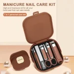 Premium Manicure Set (7 Pcs Portable Nail Care Kit) প্রিমিয়াম ম্যানিকিউর সেট - Image 4