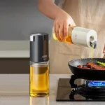 Premium Glass Oil Dispenser Bottle 1Pcs (500ml) - Image 2