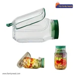 Leak-Proof Flip Pickle Jar with Strainer Separator (Hourglass Design) - Image 5