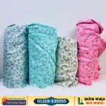 প্রিমিয়াম ইসলামিক কম্বোসেট – আকর্ষণীয় ফ্লোরাল প্রিন্টের কাপড় ও এক্সক্লুসিভ ভেলভেট জায়নামাজ এবং ওয়ালম্যাট - Image 3