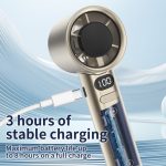 Mini Handheld Fan M11 Portable Brushless Lightweight Wearable Fan - Image 2